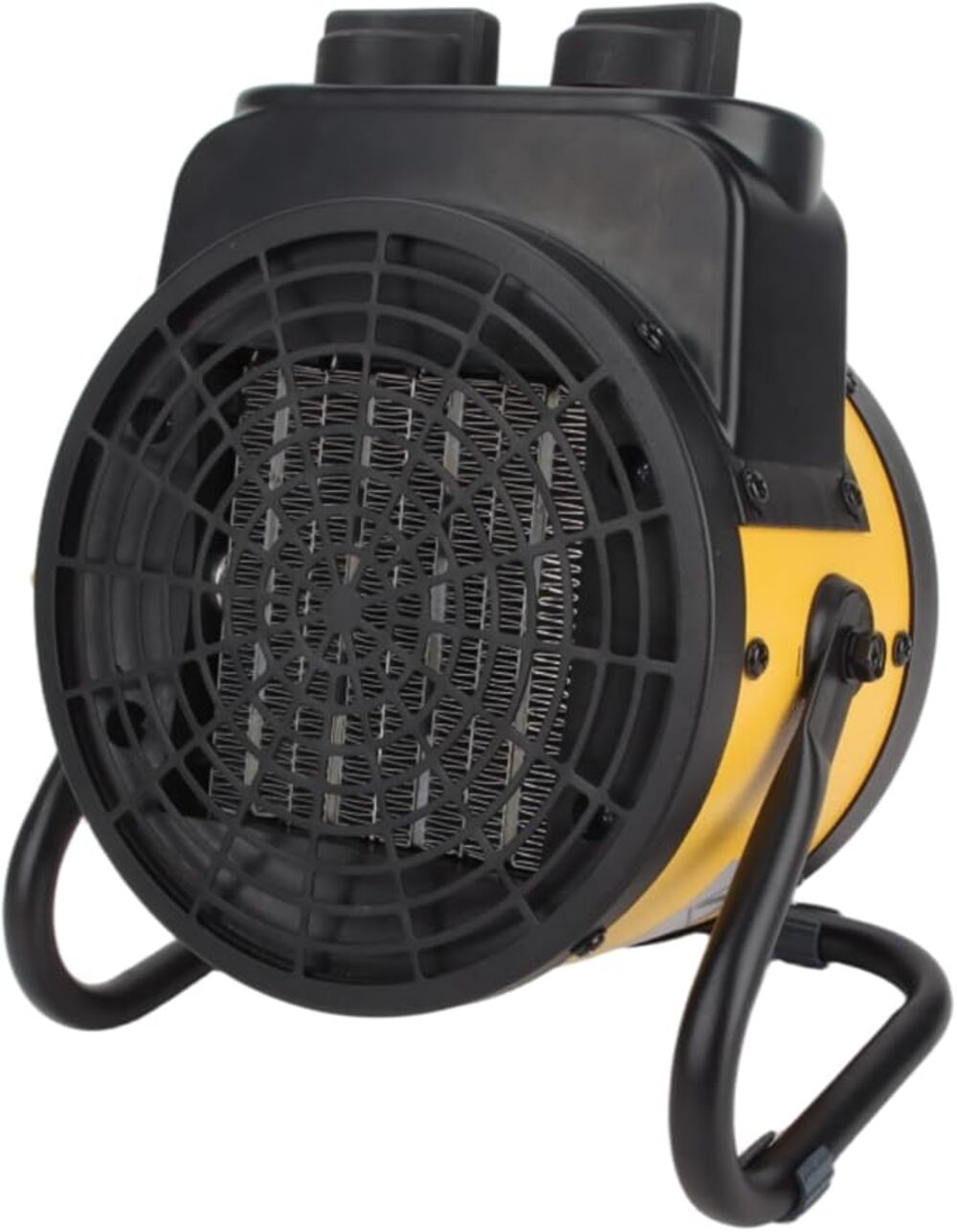AIRNVJONN 1500W Portable Ceramic Heater Yellow New in Box